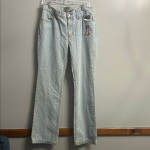 Vintage Harley-Davidson Light Wash Straight Leg Jeans SZ 10